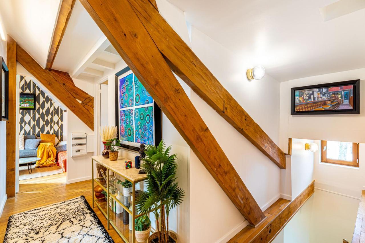 Art & Curiosity Cabinet Style Appartement With Paris View, Villa Des Ammonites Мьодон Екстериор снимка