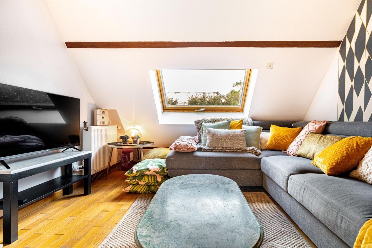Art & Curiosity Cabinet Style Appartement With Paris View, Villa Des Ammonites Мьодон Екстериор снимка