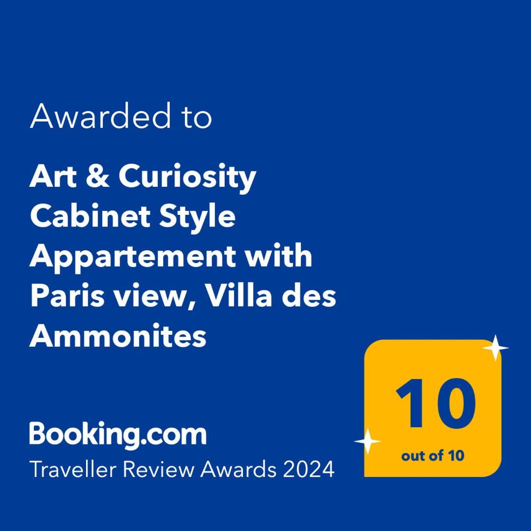 Art & Curiosity Cabinet Style Appartement With Paris View, Villa Des Ammonites Мьодон Екстериор снимка